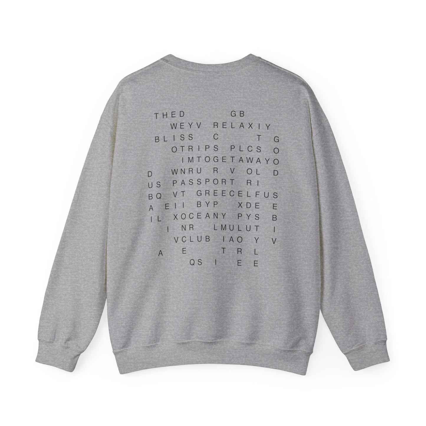 Classic Crew Sweatshirt – “The Destination Club”